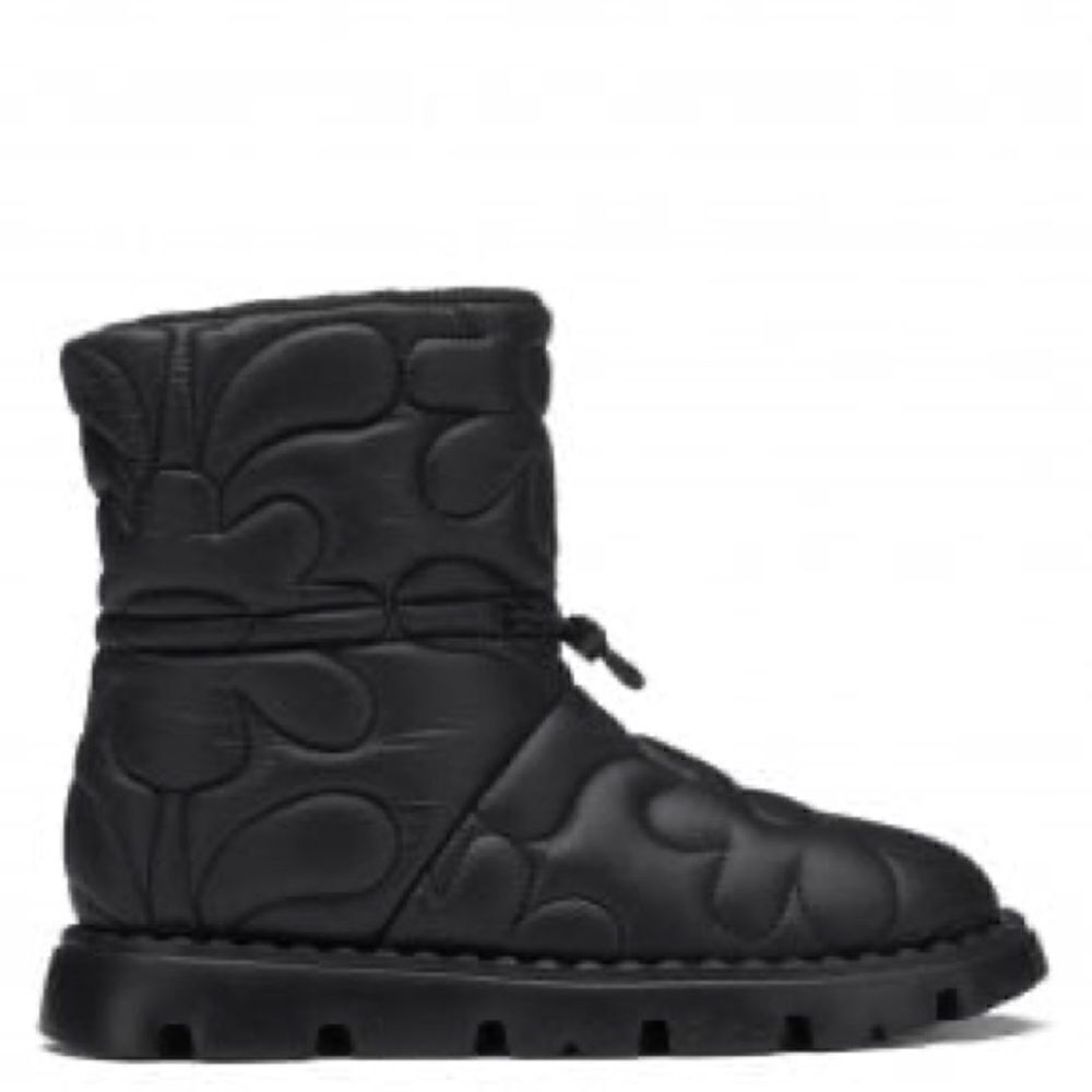 ASH
JENNY SHEARLING BOOTS IN BLACK QUILTED NYLON